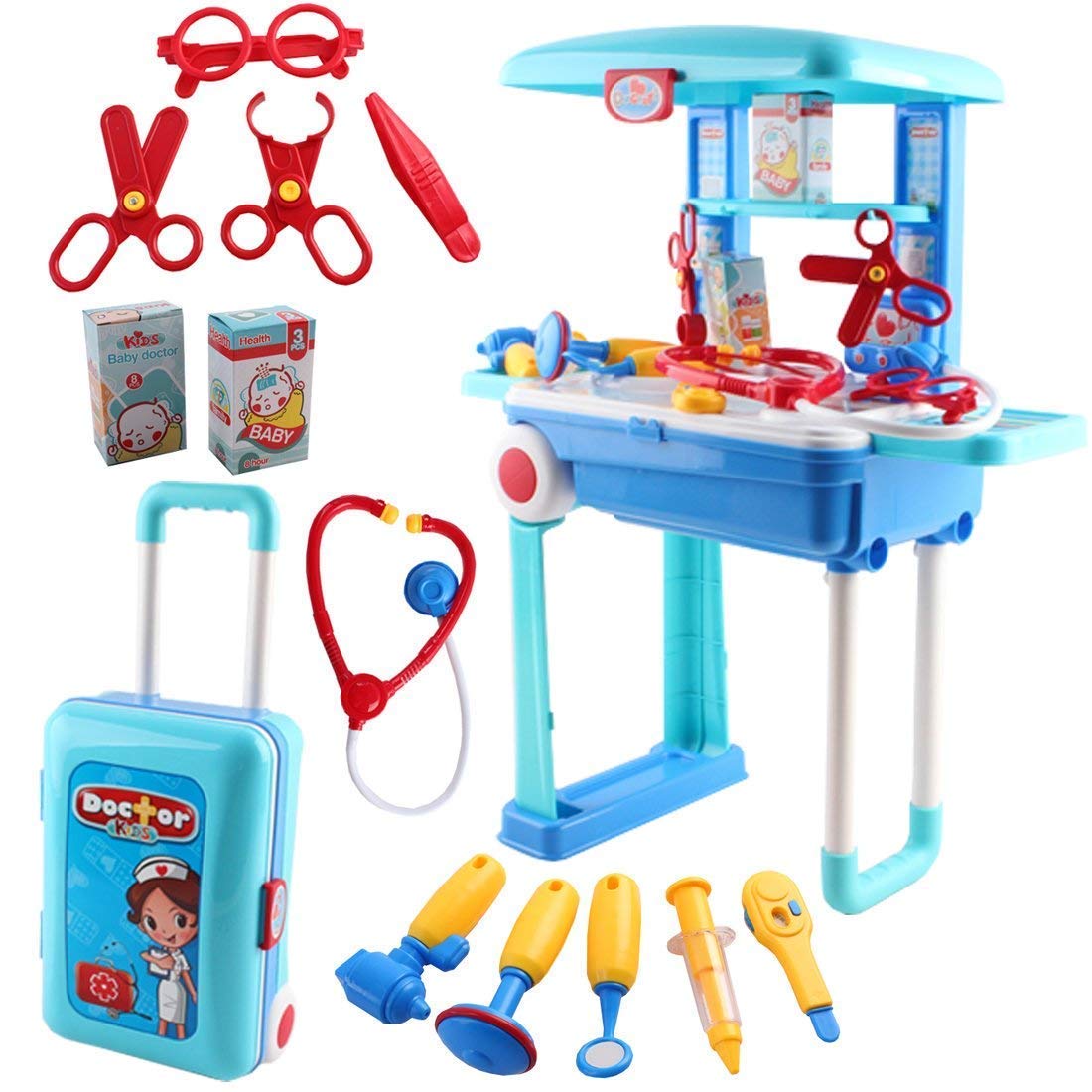 Premium Doctor Set With Pull & Push Trolley - Image 12