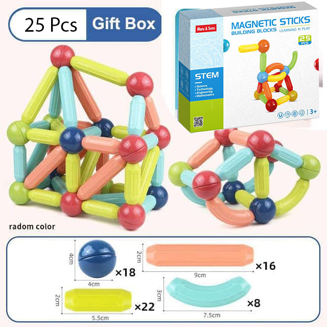 Magnetic Sticks Building Blocks 25PCS - Image 5