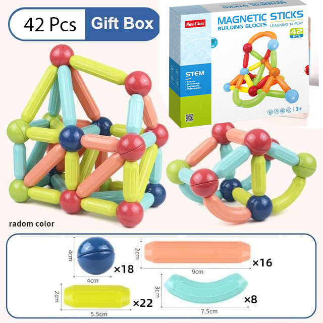 Magnetic Sticks Building Blocks 42PCS - Image 6