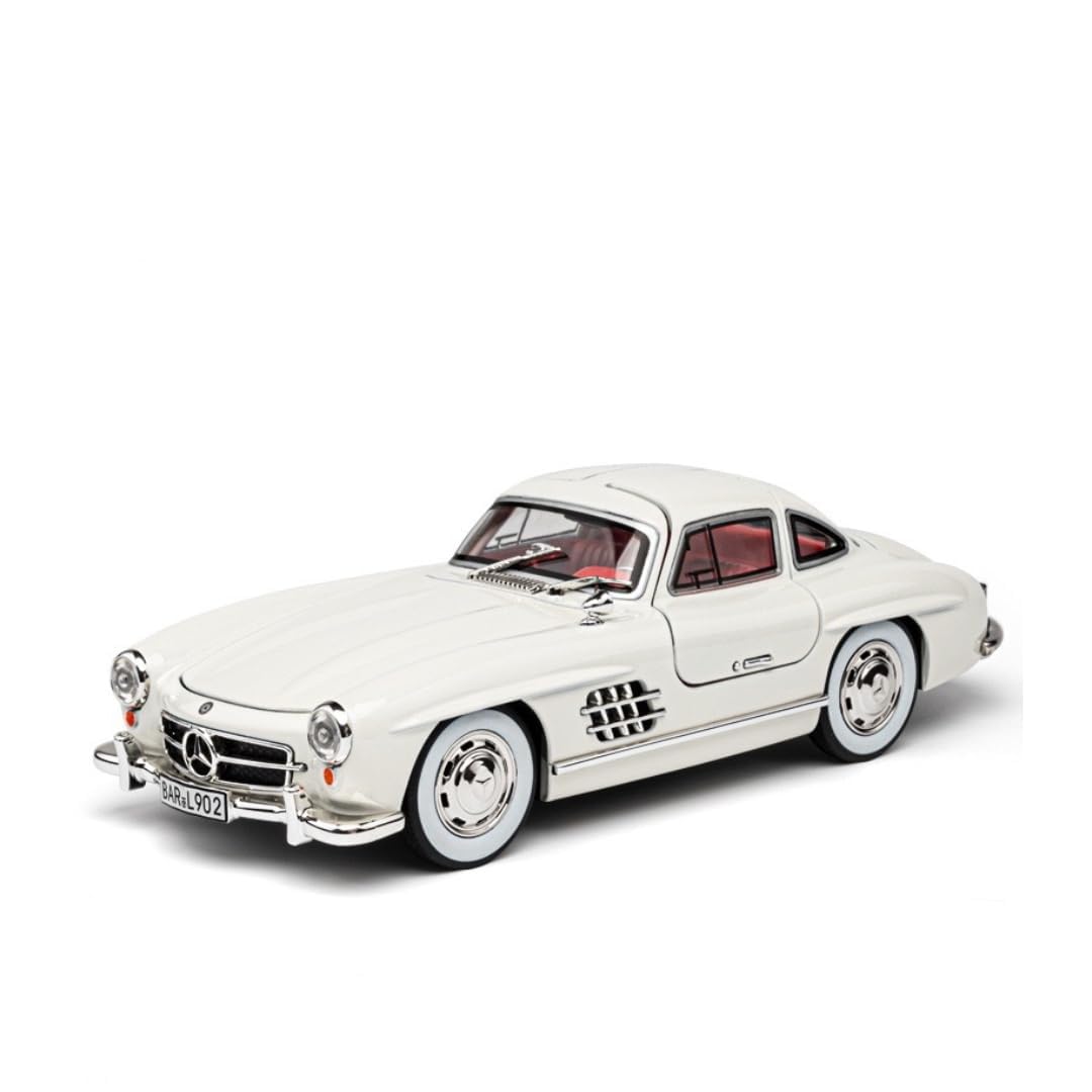 Die-cast car 1954 Mercedes-Benz [ white]
