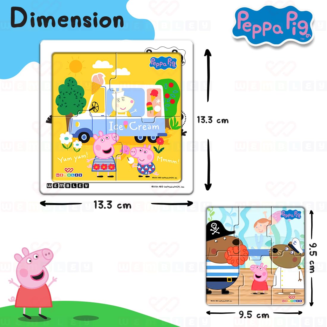 Peppa pig Jigsaw Magnetic Puzzle - Image 3