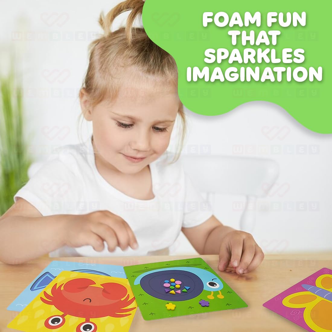 Wembley Art Kit Foam Sticker Book - Image 2