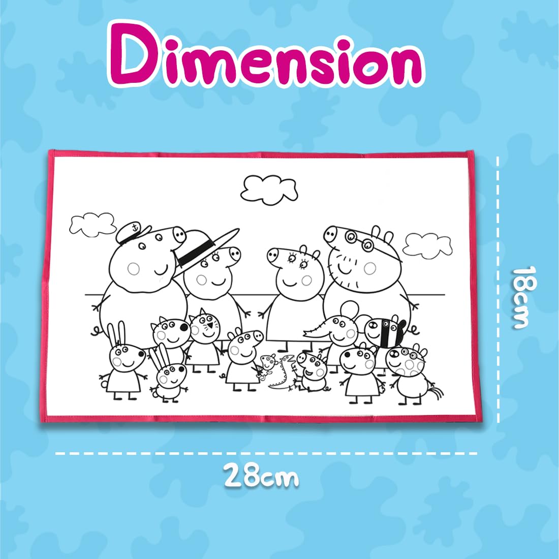 Peppa Pig Coloring Mat - Image 7
