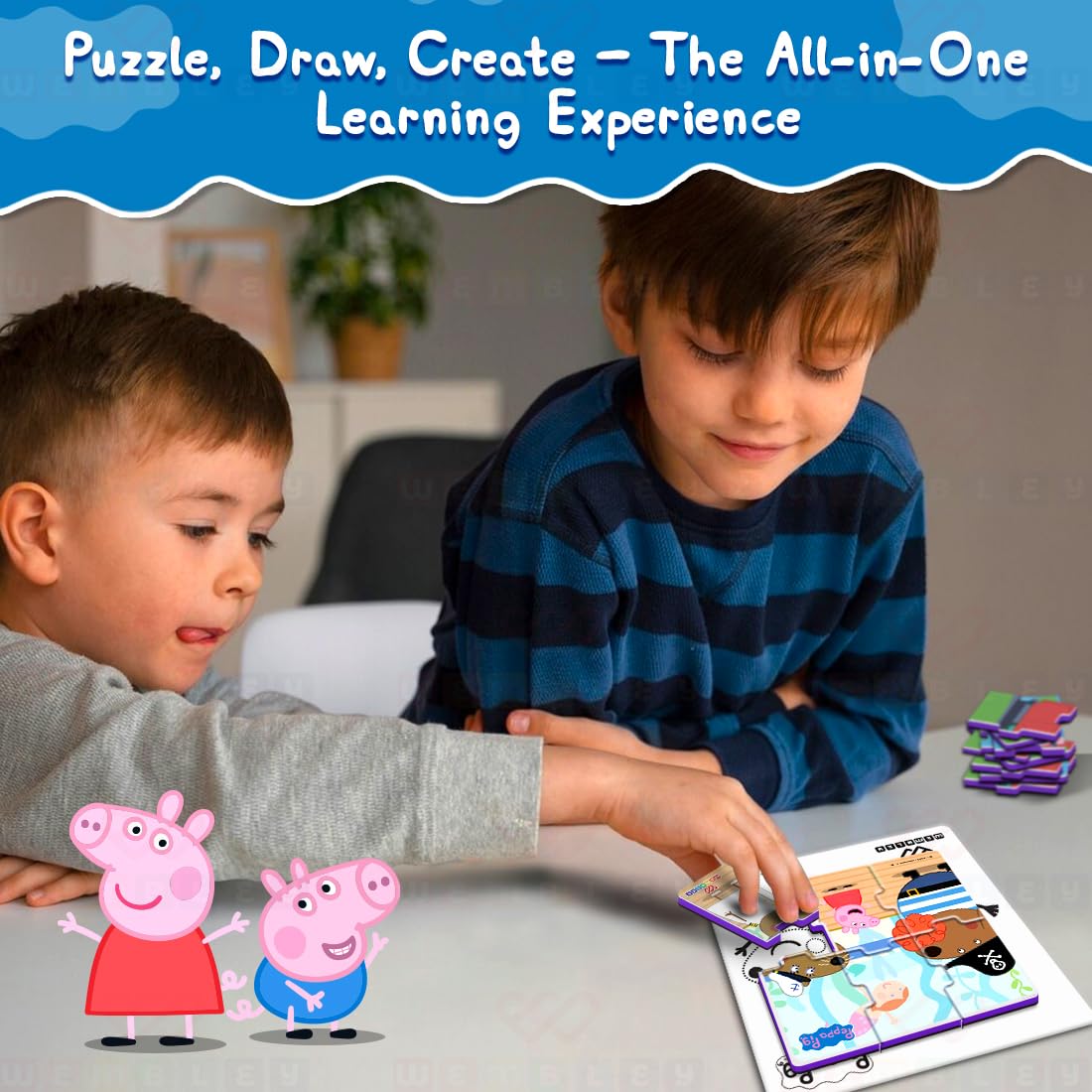 Peppa pig Jigsaw Magnetic Puzzle - Image 8