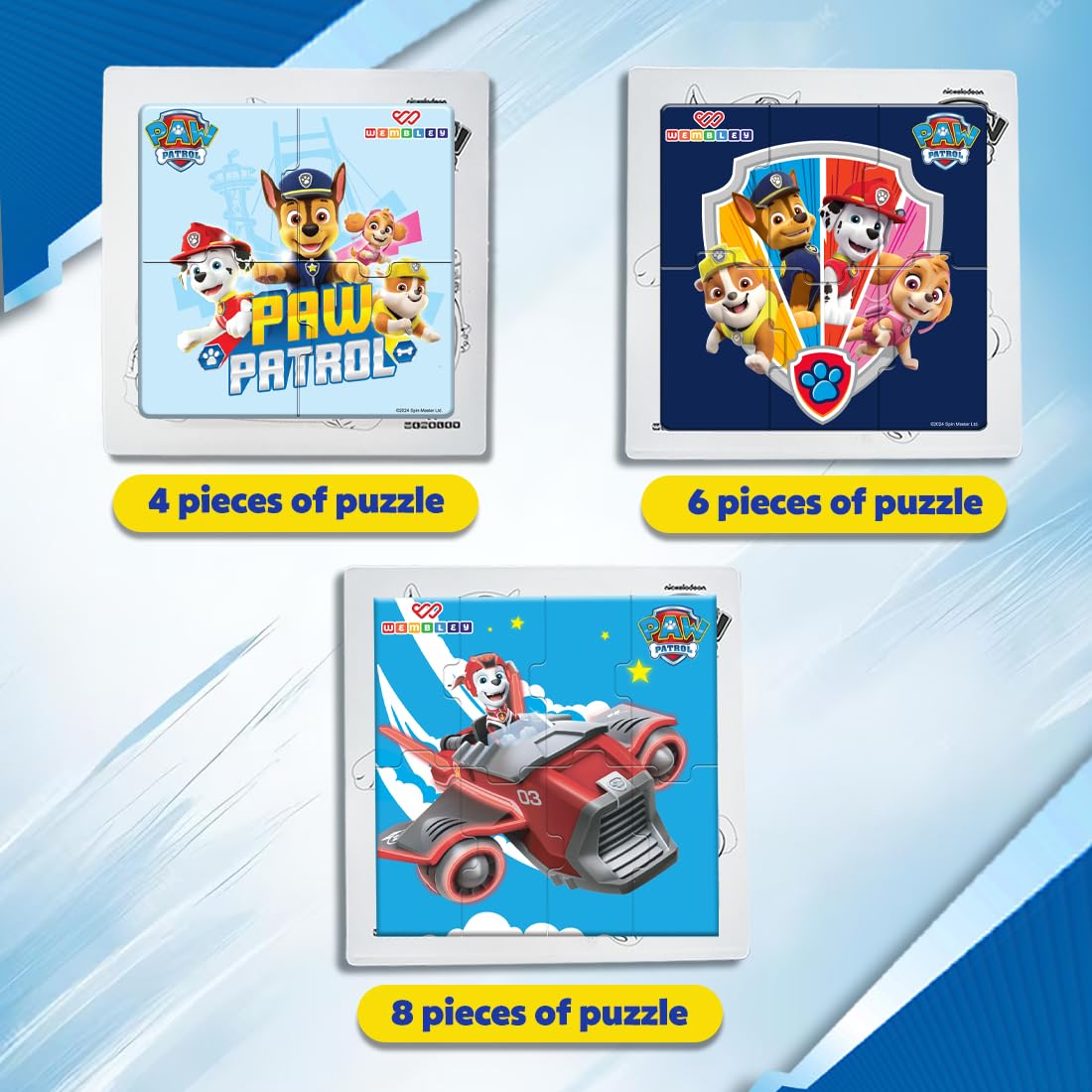 My First 3 in 1 Jigsaw Magnetic Puzzle (PAW PATROL) - Image 7