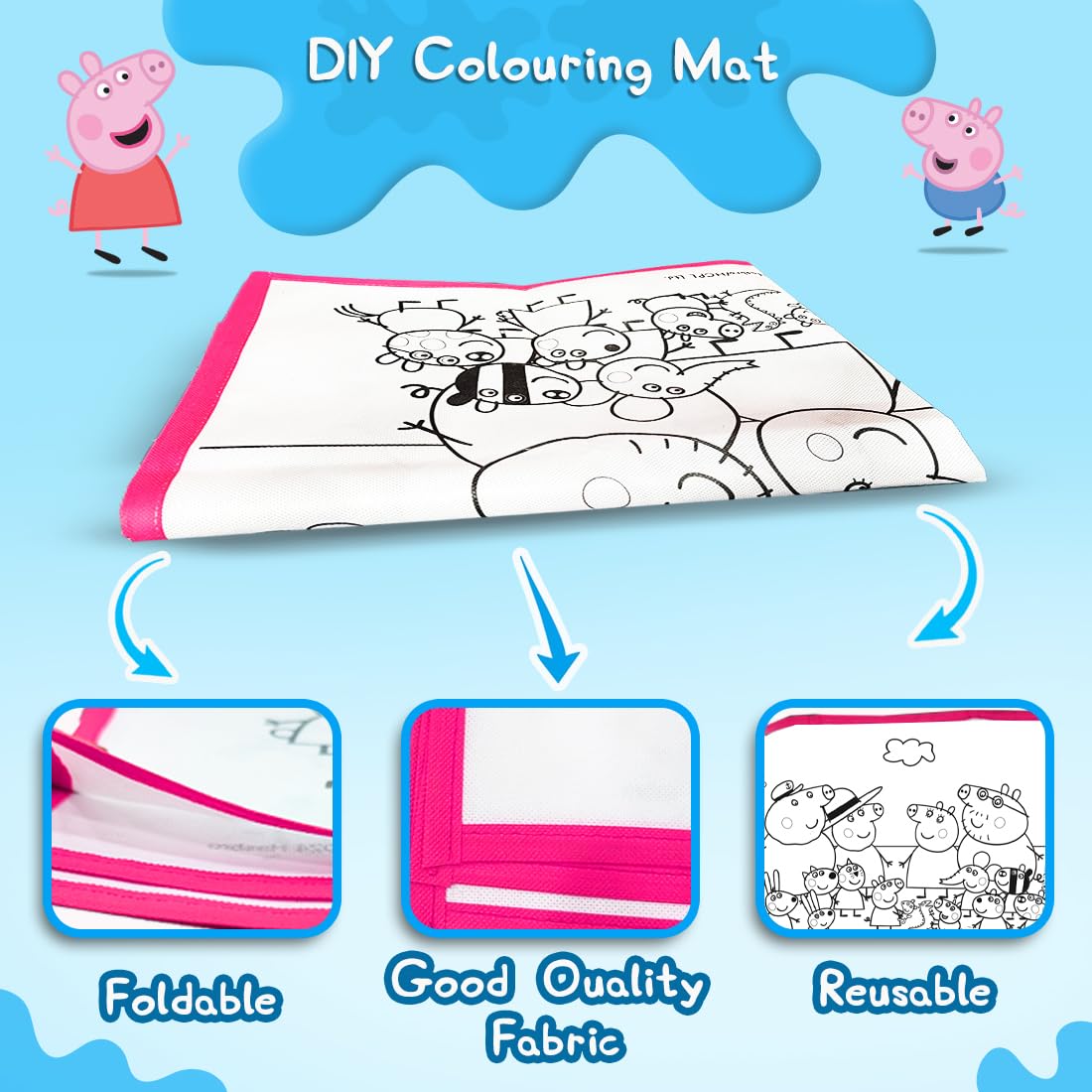 Peppa Pig Coloring Mat - Image 8
