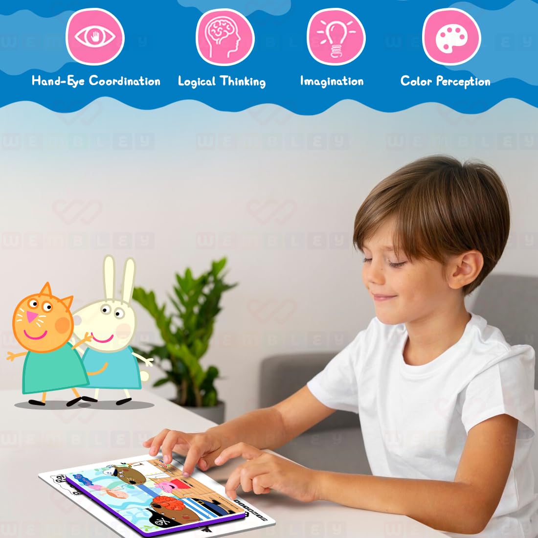 Peppa pig Jigsaw Magnetic Puzzle - Image 5