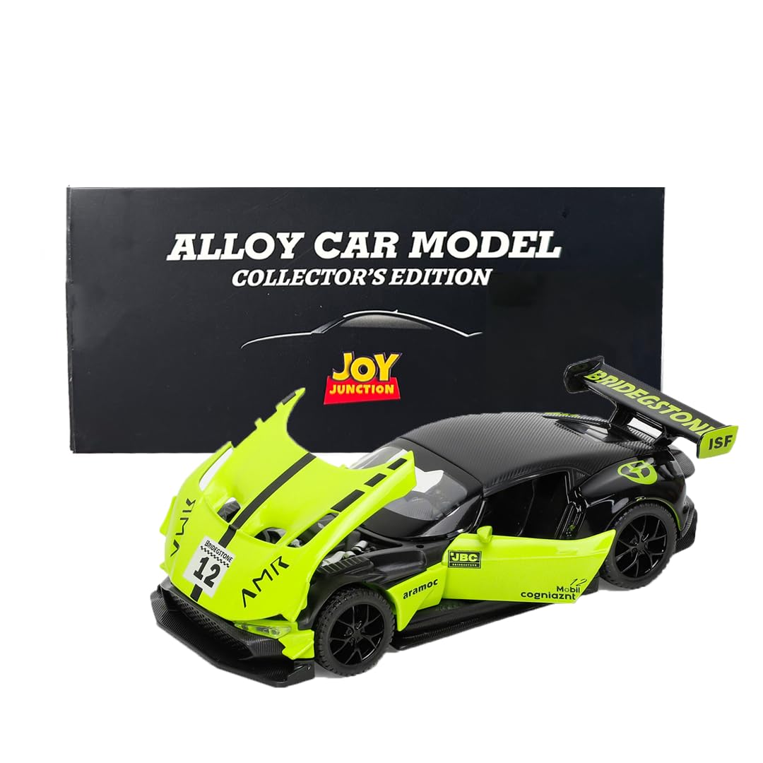 Die-Cast Metal Car jj90 Neon Green
