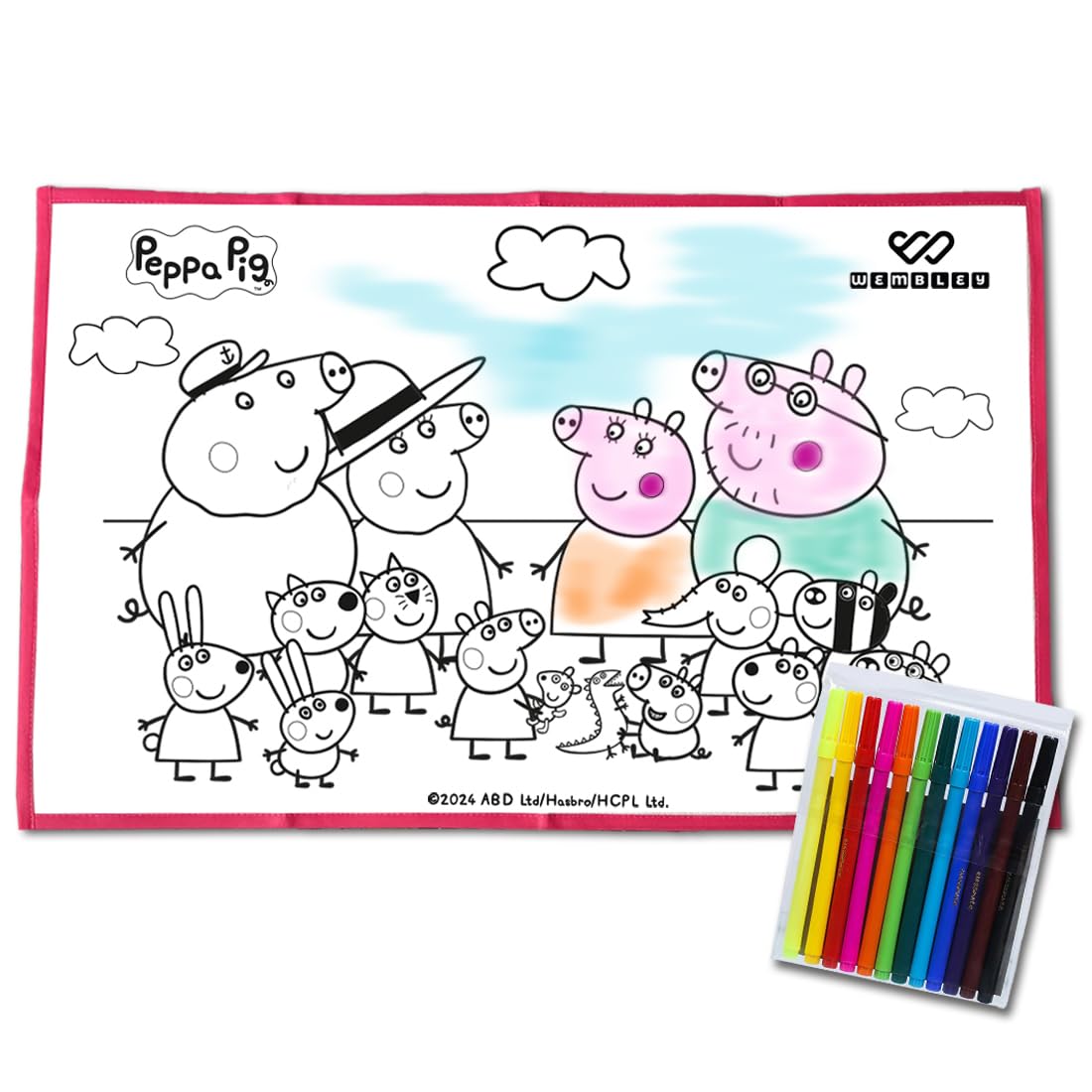 Peppa Pig Coloring Mat - Image 3