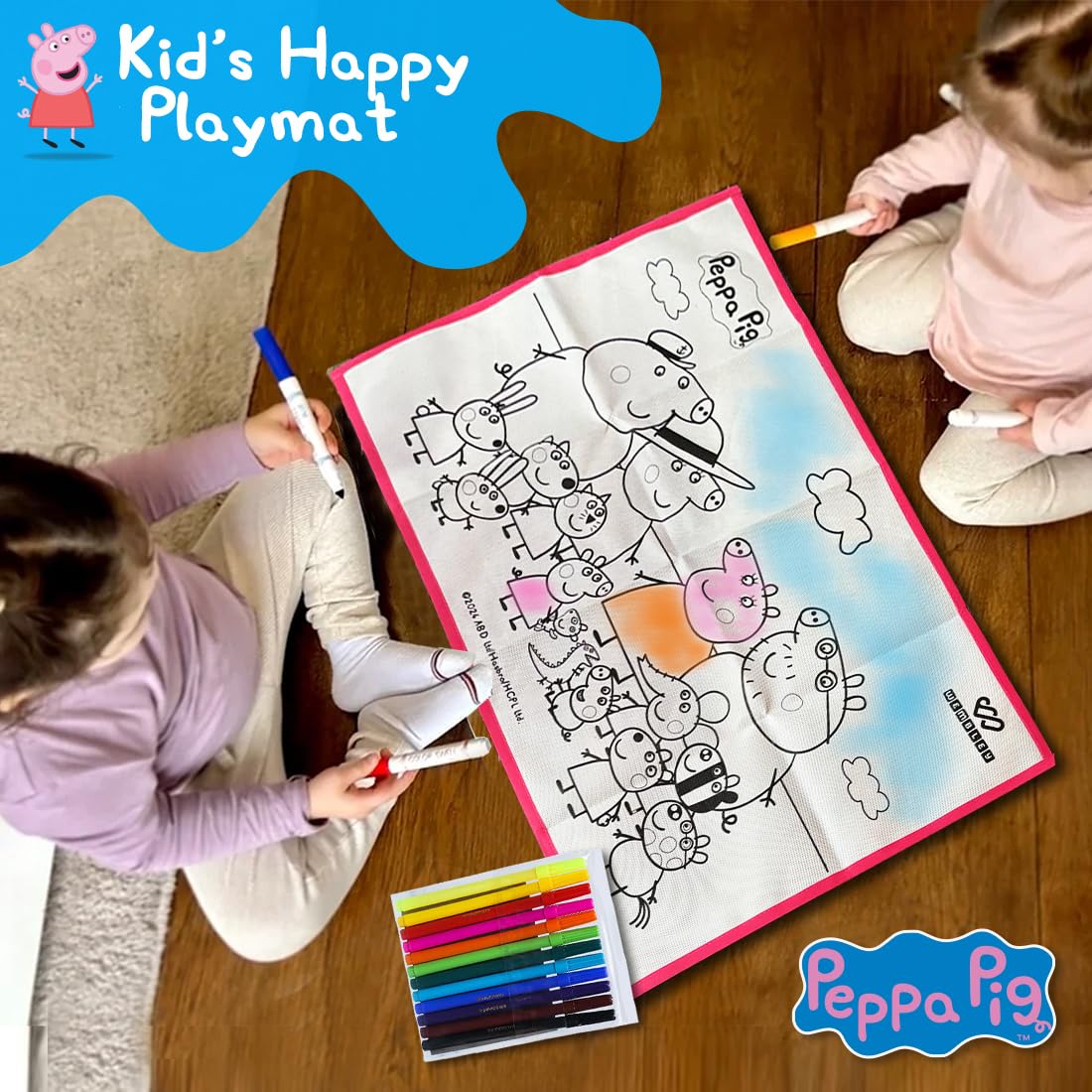 Peppa Pig Coloring Mat - Image 4