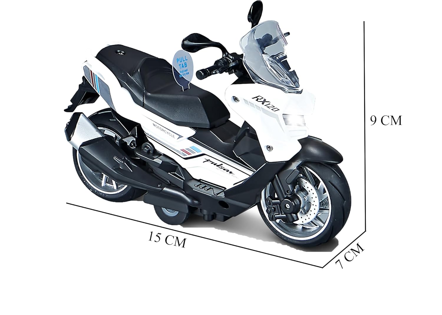 Diecast Motorcycle Toy - Image 4