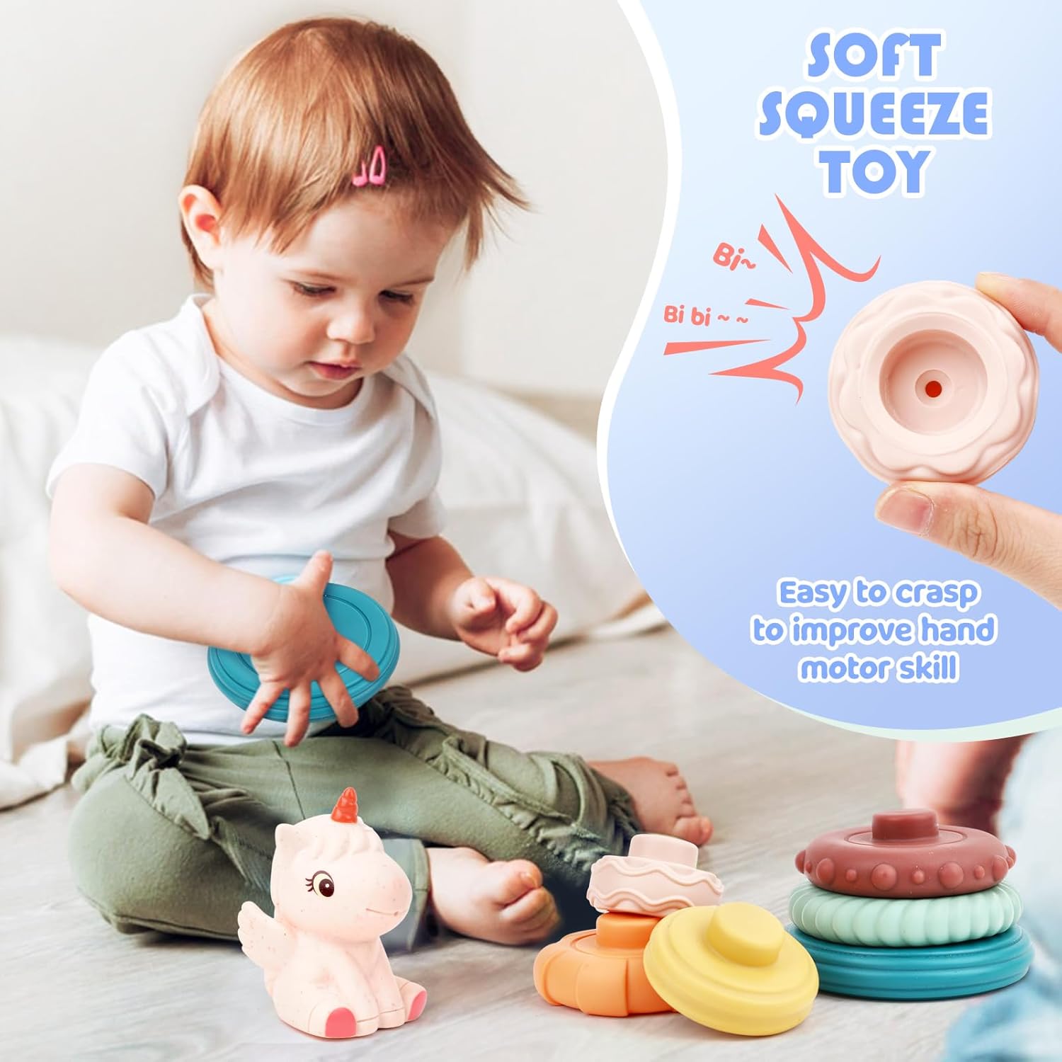 Squeeze Teething Baby Toys