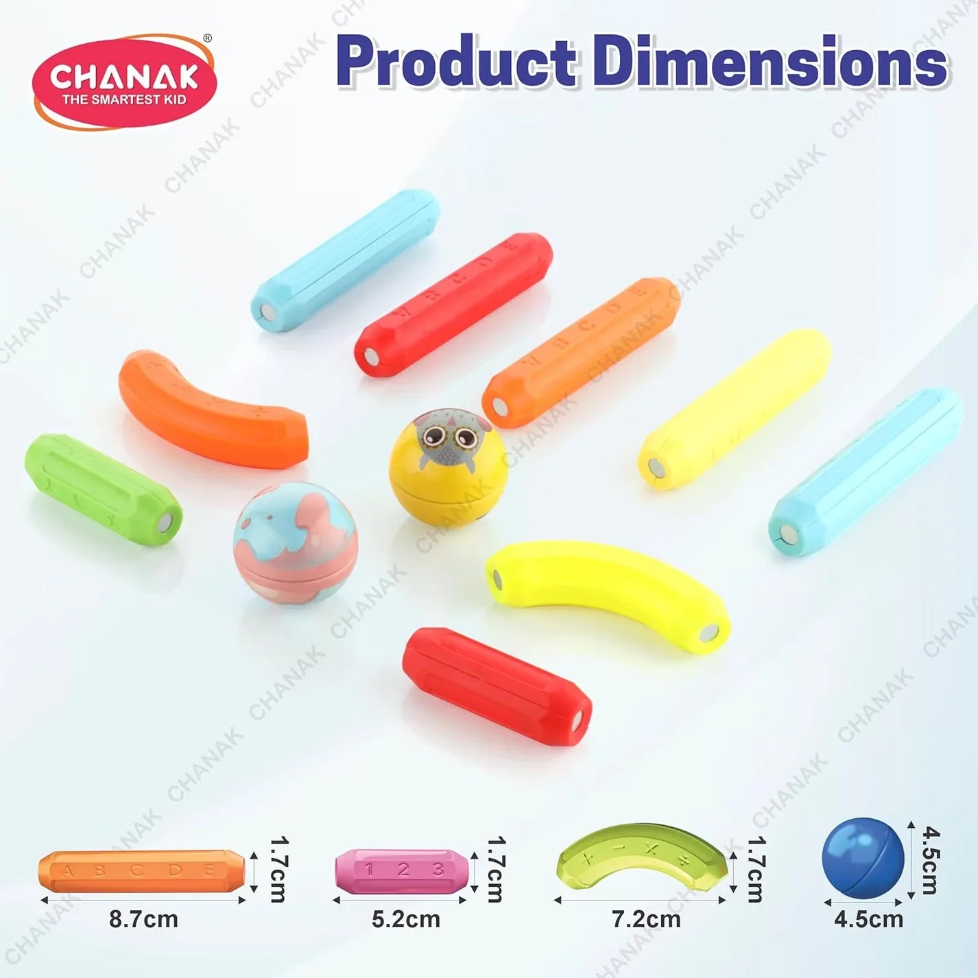 64 Pcs Colorful Magnetic Sticks - Image 6