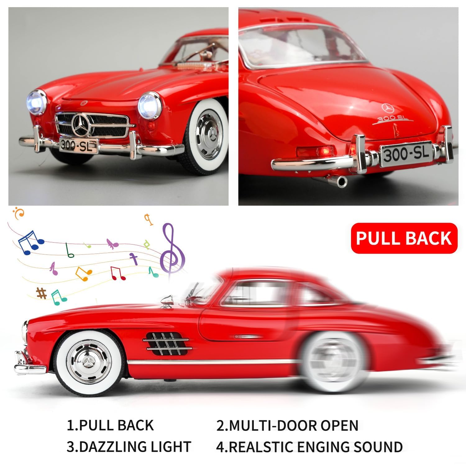 Die-cast car 1954 Mercedes-Benz reed - Image 5