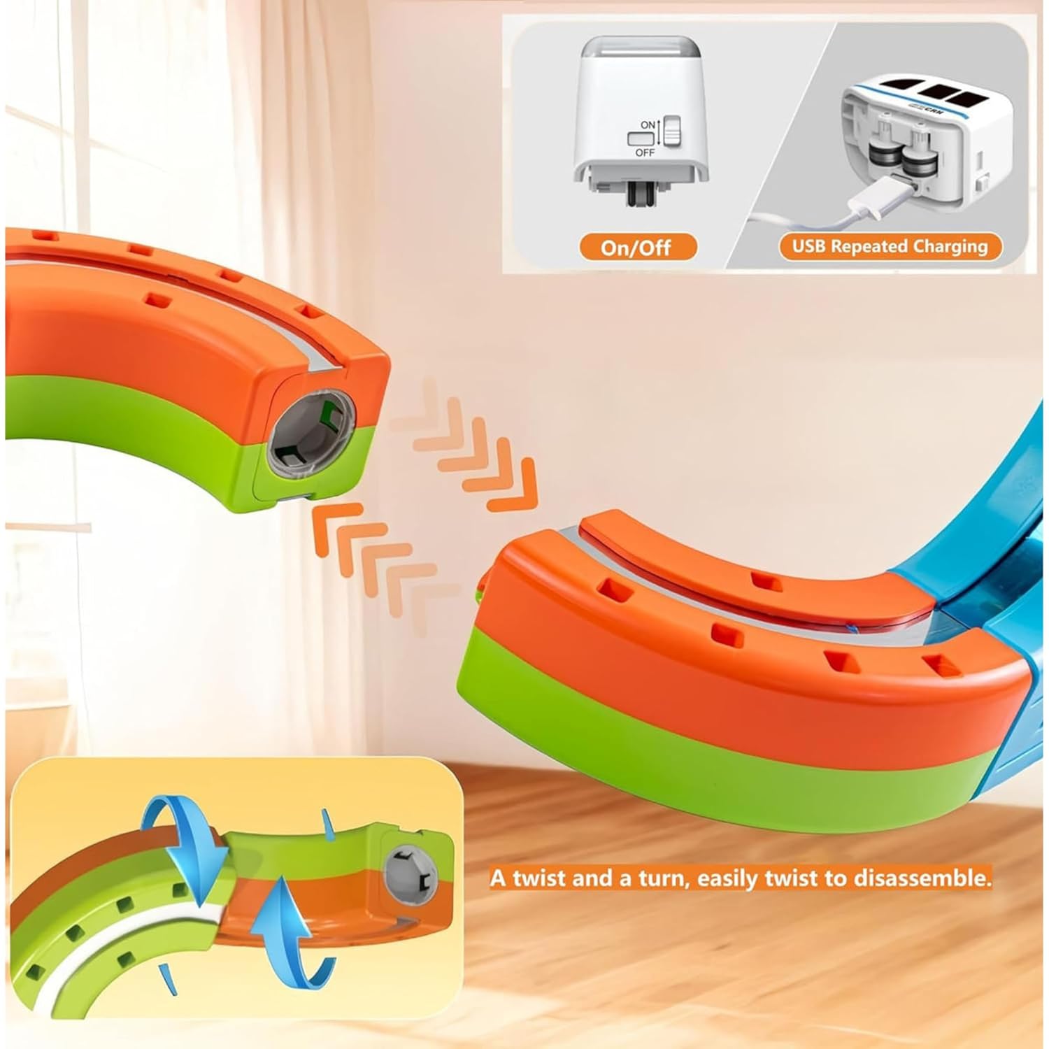 Magnetic Train Set for Kids – (66 Pcs) - Image 8