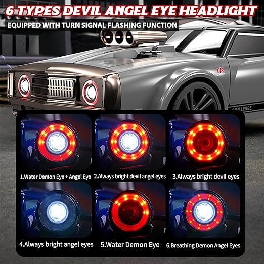 1:64 RC Drift Car – 2.4GHz 4WD Mini GTR Racing Car