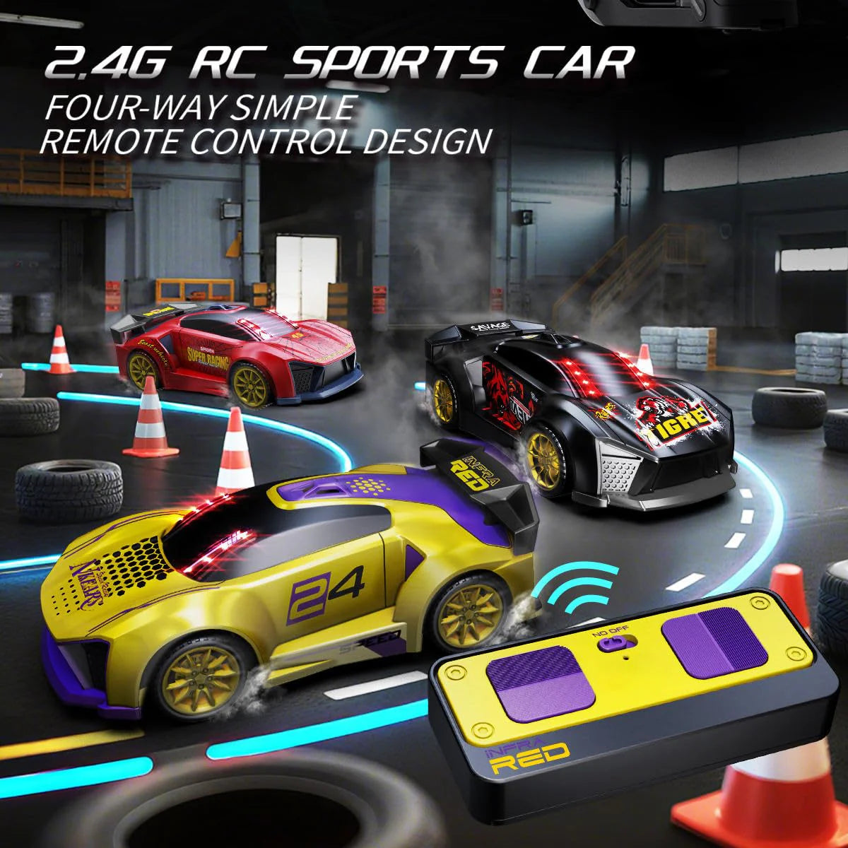 Laser Tag Battle Racer RC Car | 2-player fun - Image 2