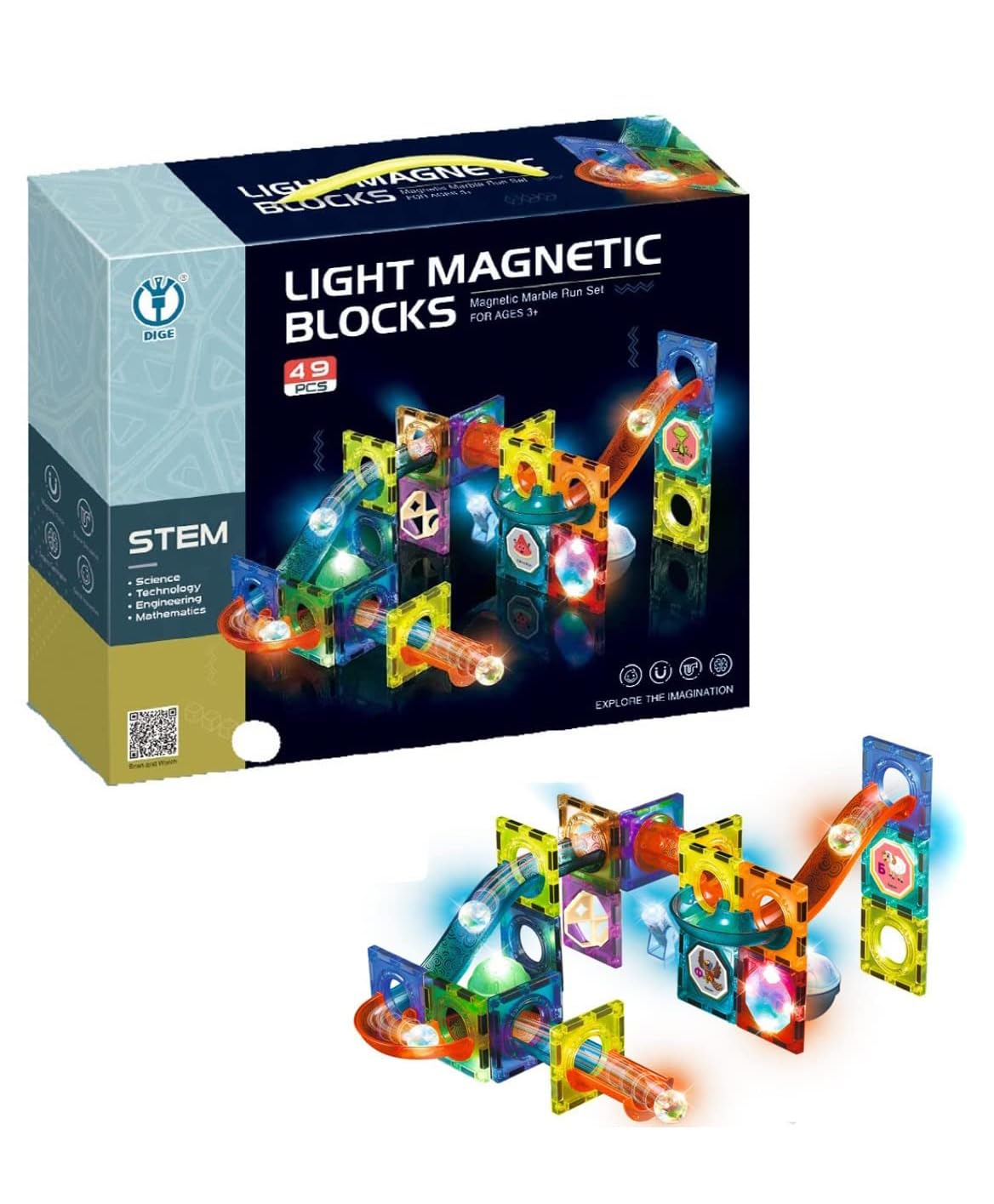 3D Magnet Toys Magnetic Tiles - Image 2