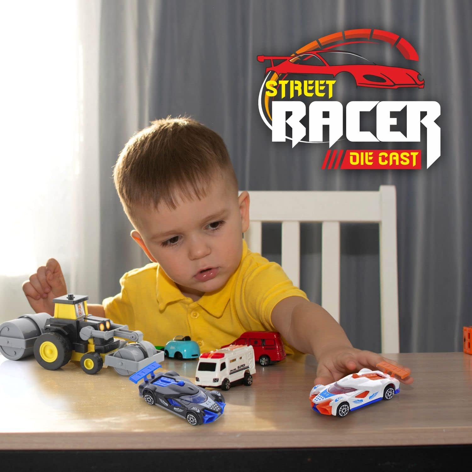 Metal Street Racer Toy Car - Image 5