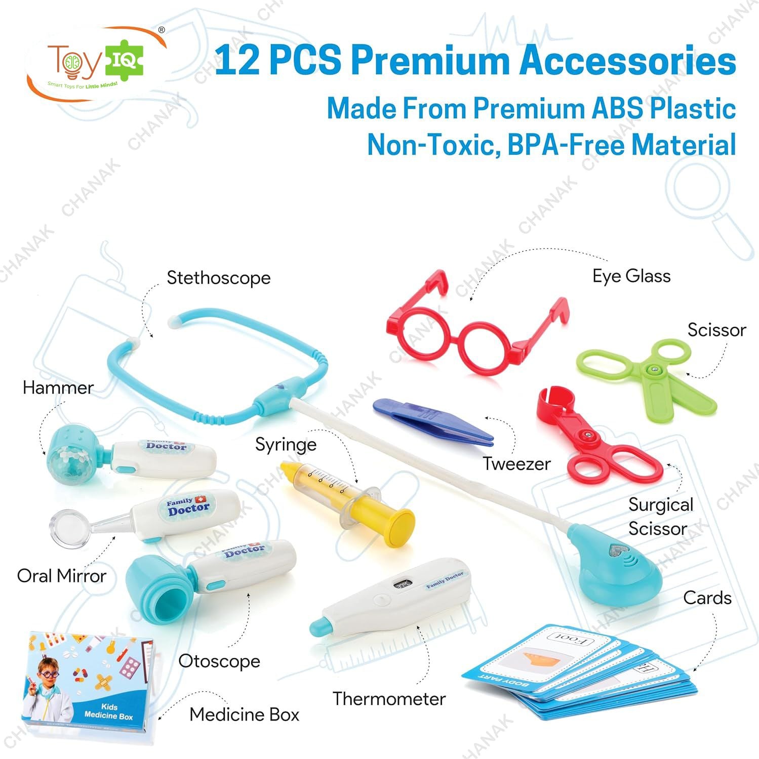 Premium Doctor Set With Pull & Push Trolley - Image 9