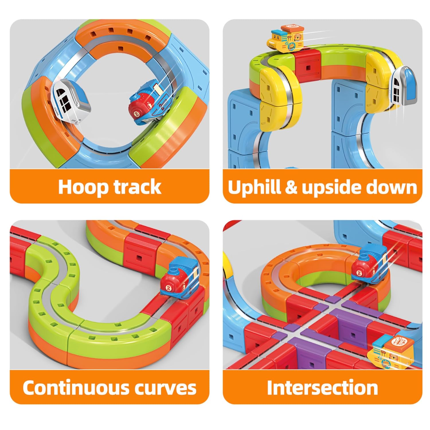 Magnetic Train Set for Kids – (66 Pcs) - Image 3