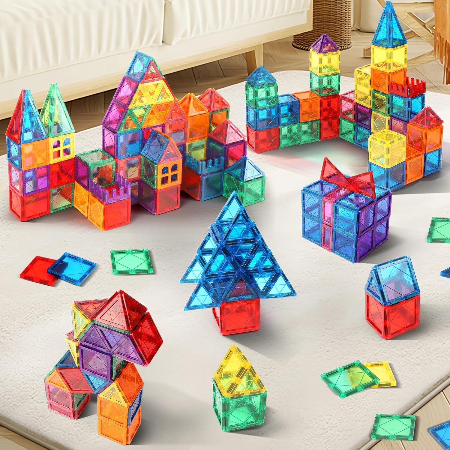 Magnetic Marble Run ball building blocks (45 pcs) - Image 10