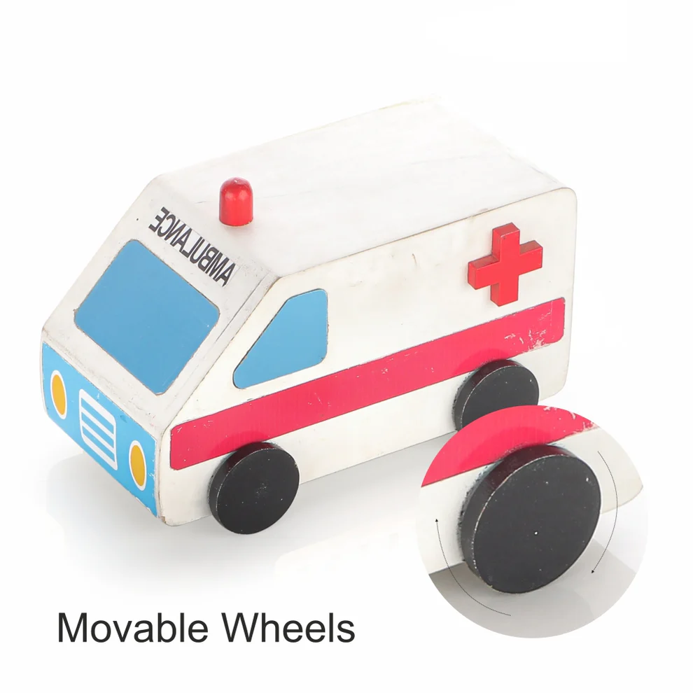 Chanak Wooden Hospital Set for Kids (18 Pieces) - Image 5