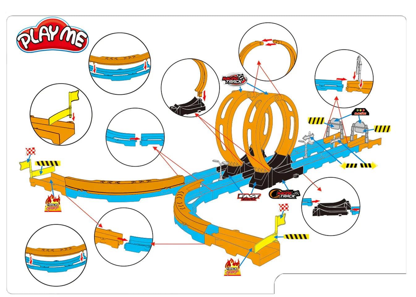Track Racing 29 PCS – Double Loop 360° - Image 5