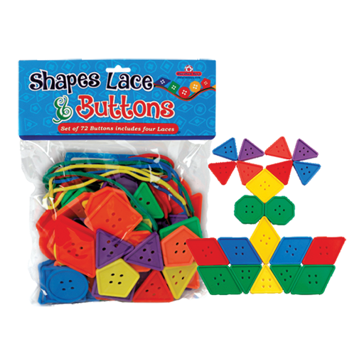 Shapes Lacing & Buttons