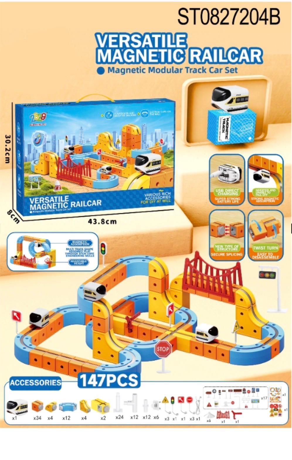 Magnetic Train Set for Kids – 147 Pcs (Copy)