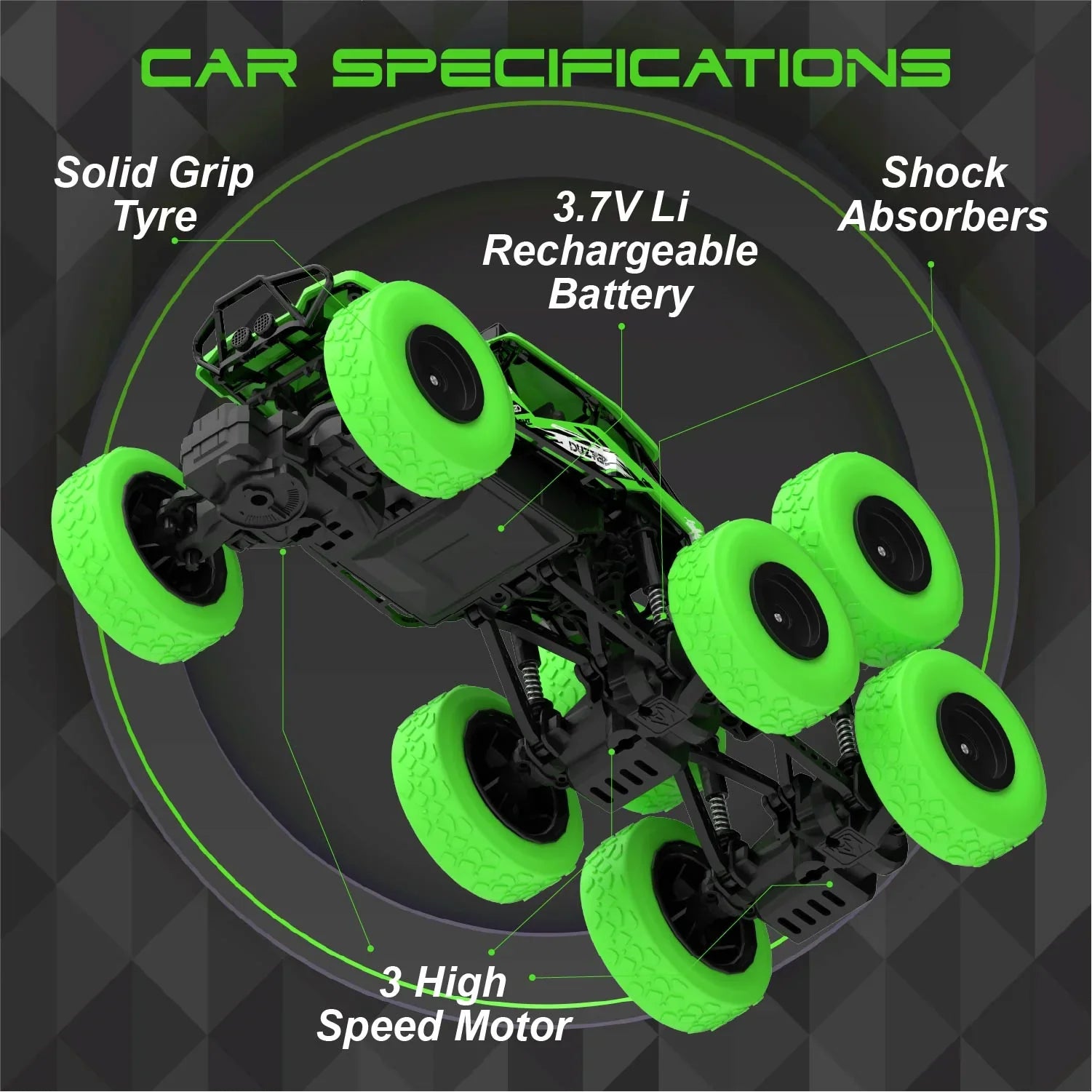 DUZTER - Villey 8.0 THE OFF ROADER Green - Image 6