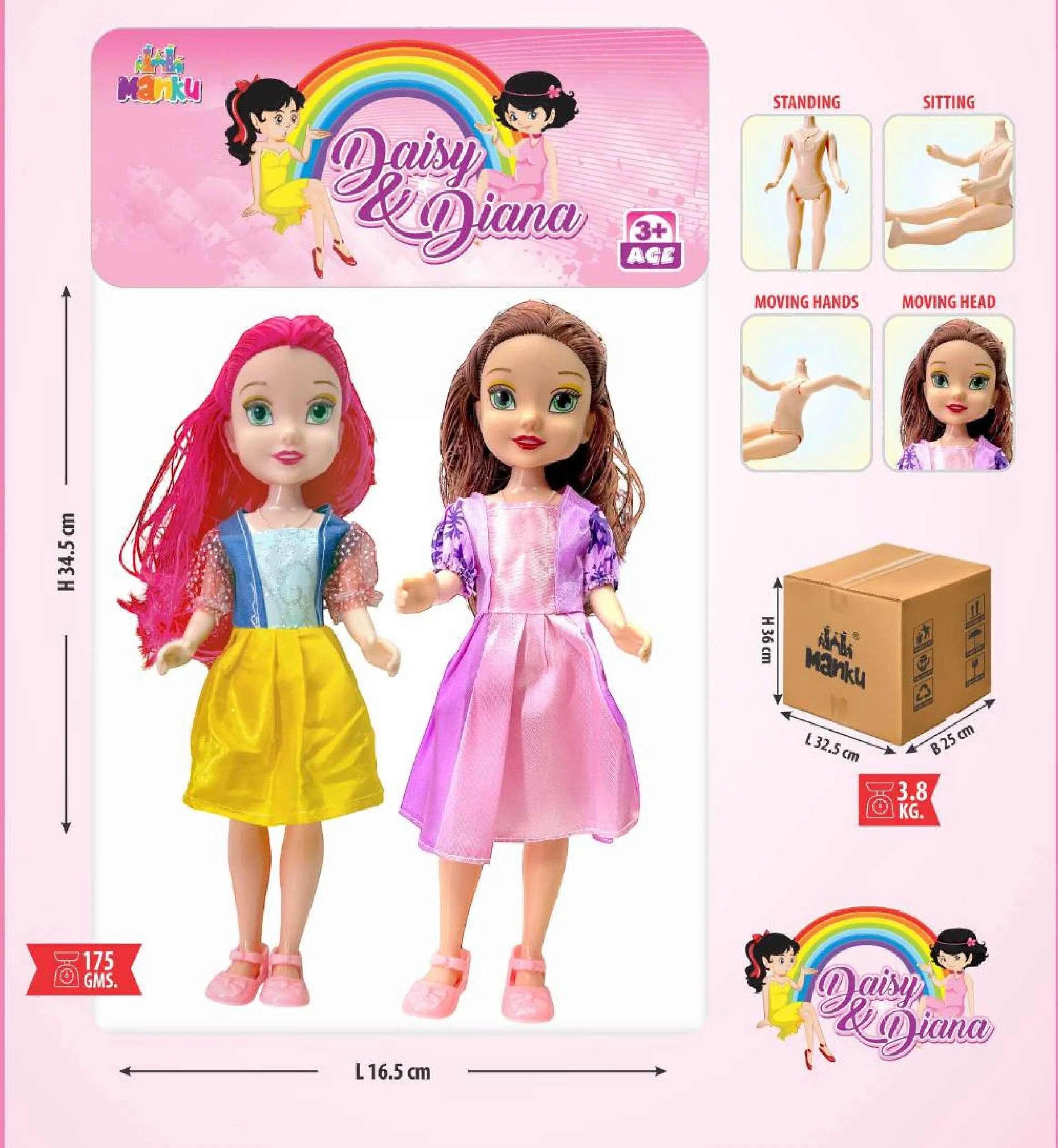 MANKU DAISY & DAINA DOLL