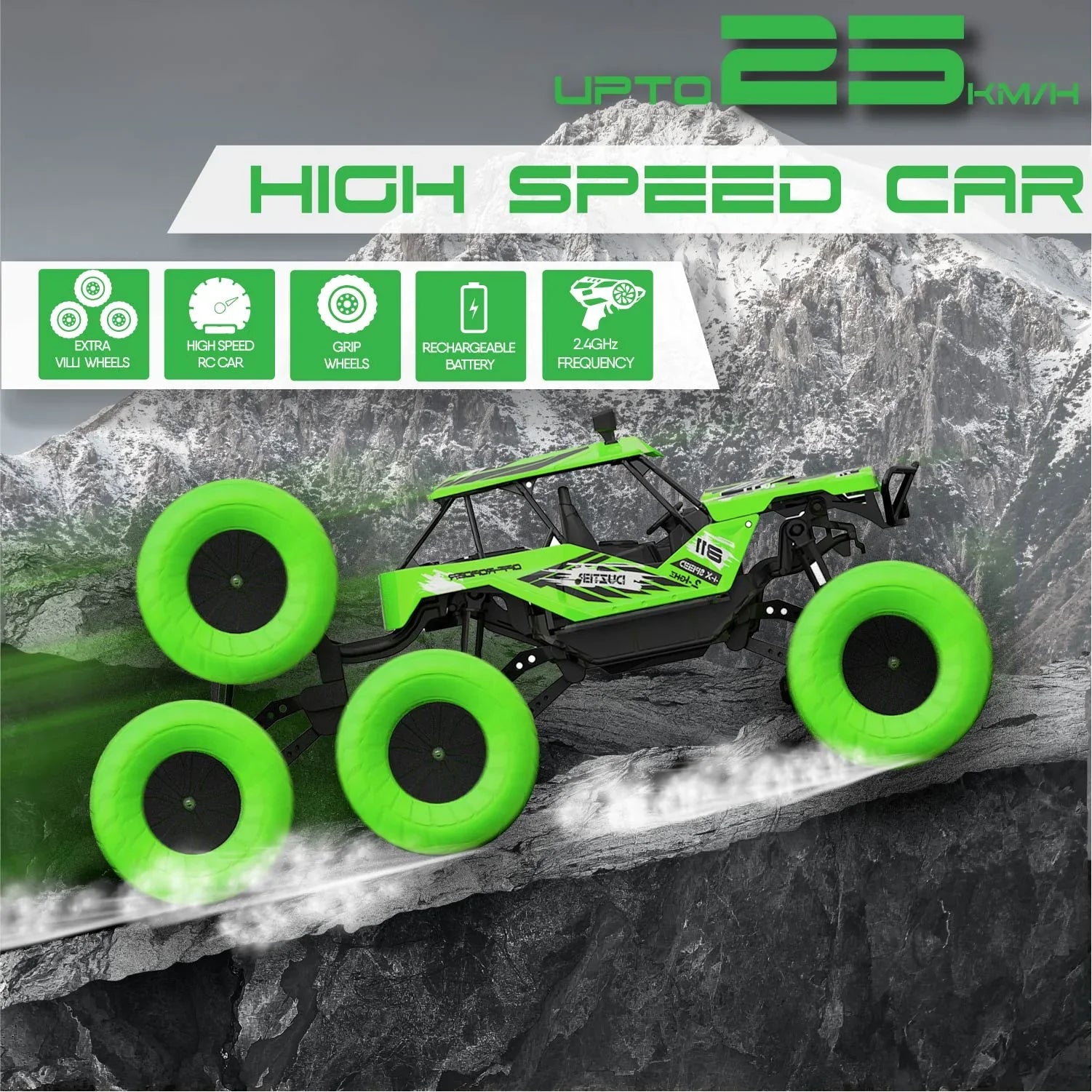 DUZTER - Villey 8.0 THE OFF ROADER Green - Image 3