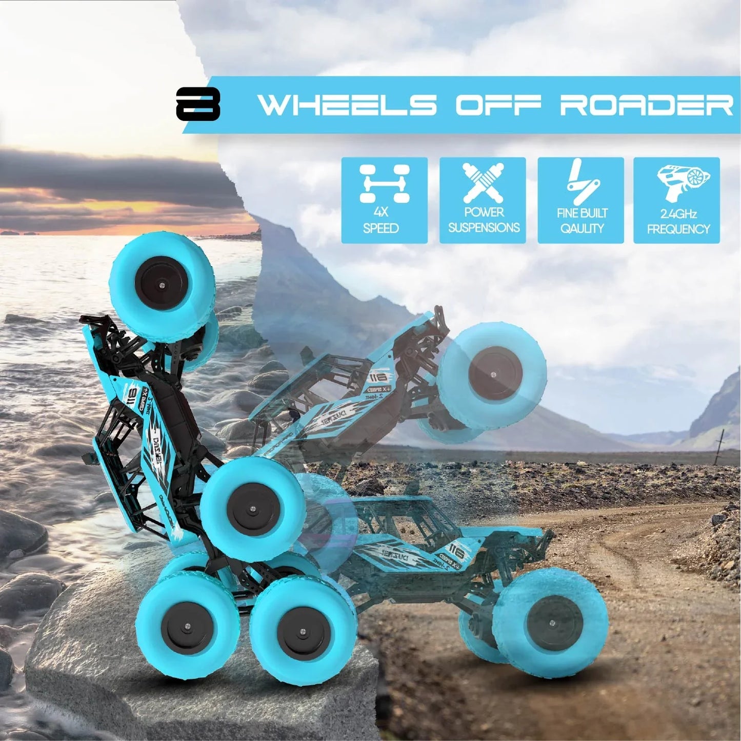 DUZTER - Villey 8.0 THE OFF ROADER - Blue - Image 9