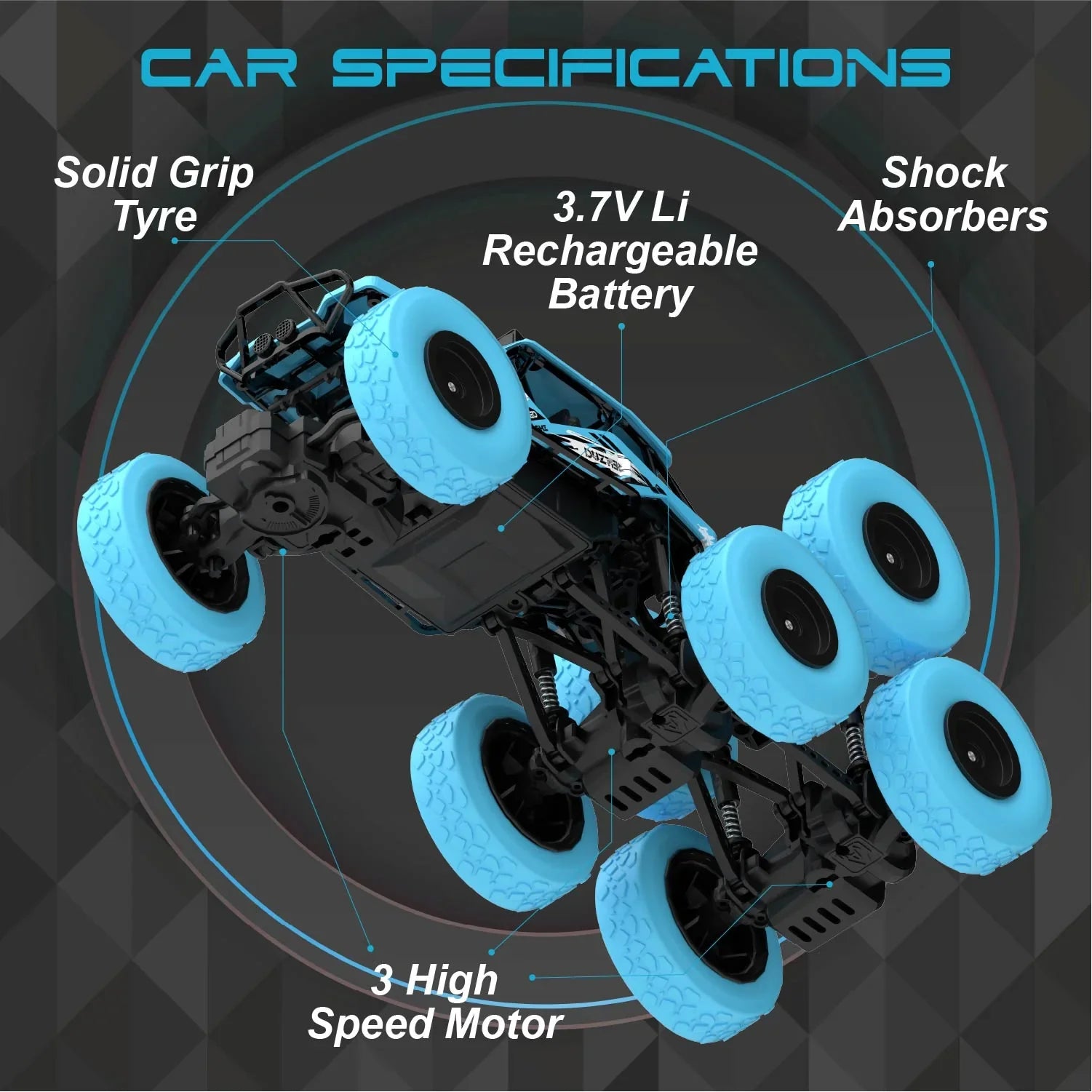 DUZTER - Villey 8.0 THE OFF ROADER - Blue - Image 8