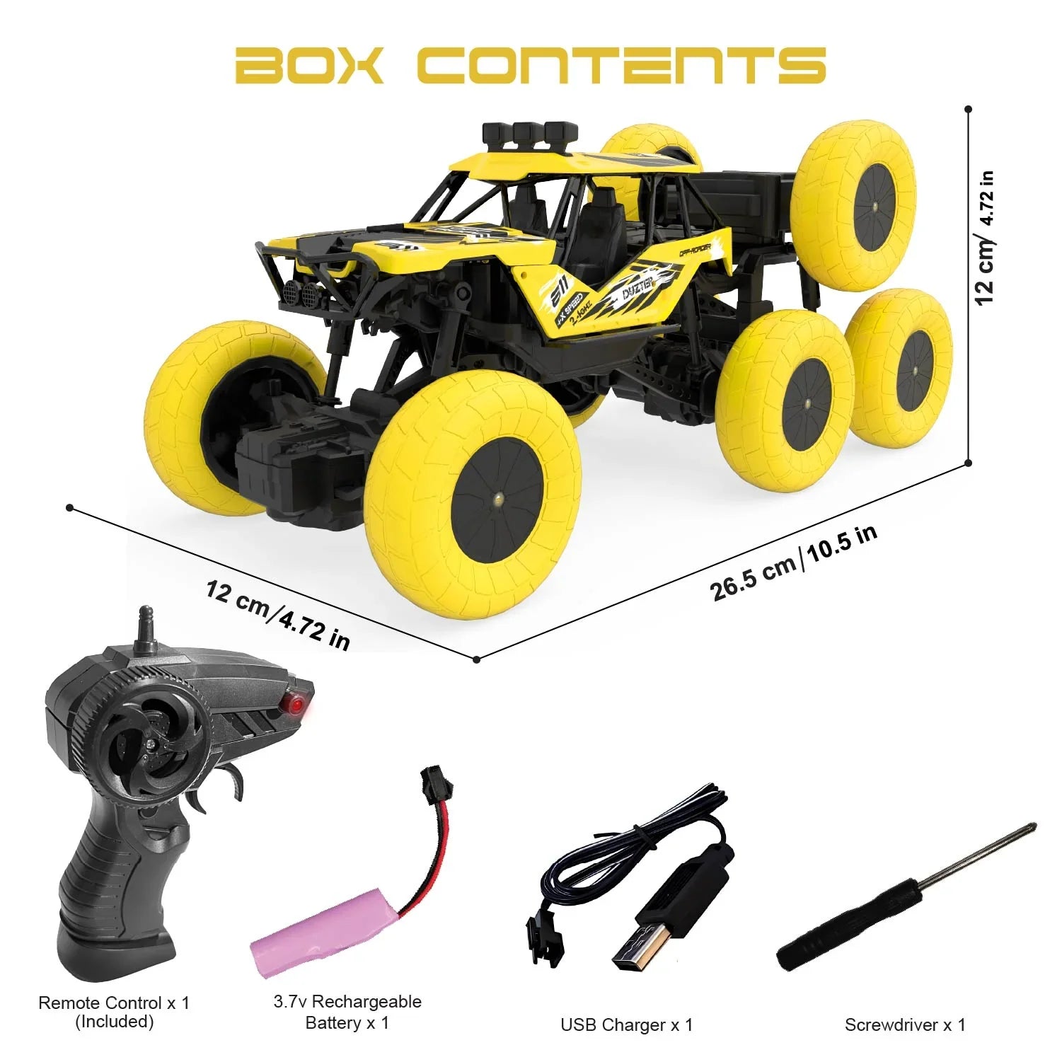 DUZTER - Villey 8.0 THE OFF ROADER (Yellow) - Image 6